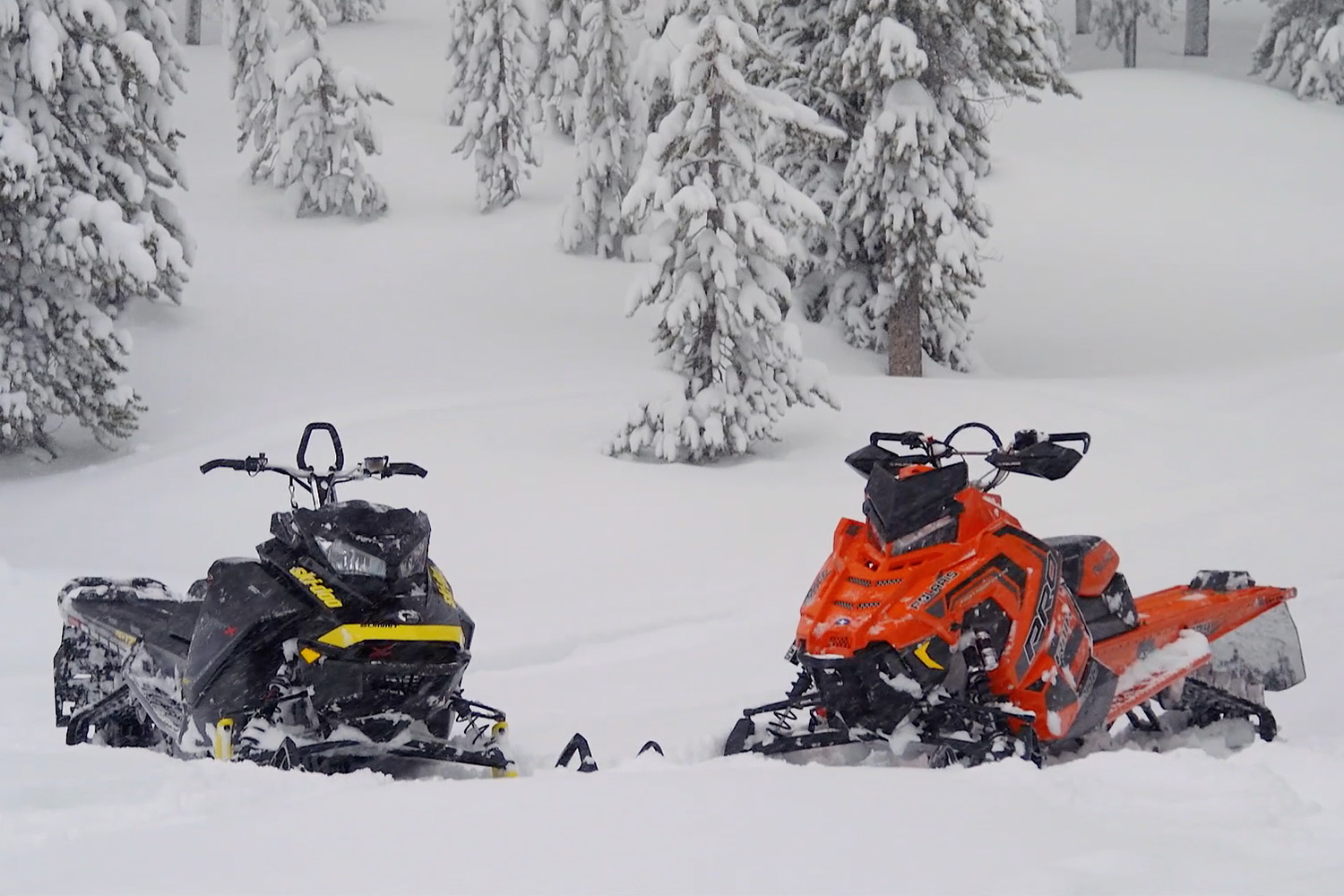 2018 Mountain Sled Shootout SkiDoo VS Polaris Supertrax Online